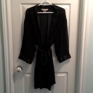 Sheer La Vie En Rose Robe